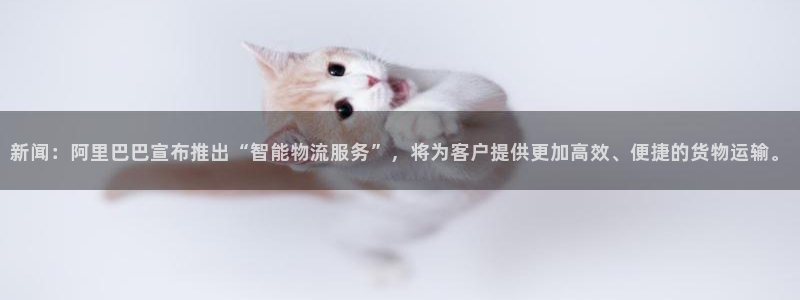 新闻：阿里巴巴宣布推出“智能物流服务”，将为客户提供更加高效、便捷的货物运输。