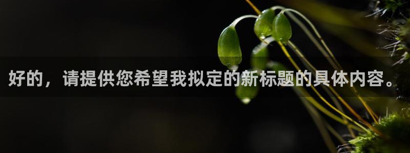 好的，请提供您希望我拟定的新标题的具体内容。