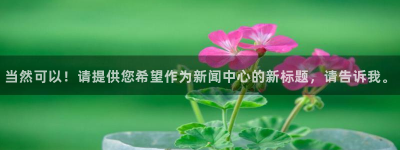 当然可以！请提供您希望作为新闻中心的新标题，请告诉我。
